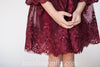 Angele Velvet and Lace Dress (size 3-8)