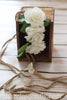 Kallie Ivory White Floral Sash/Headband