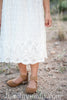 Hazel White Lace and Grey Halter Dress *Size 3/4-5/6*